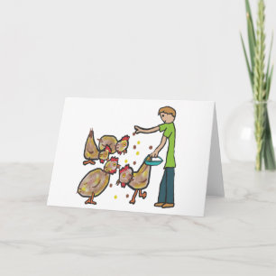 Cartão Manutenção de frango