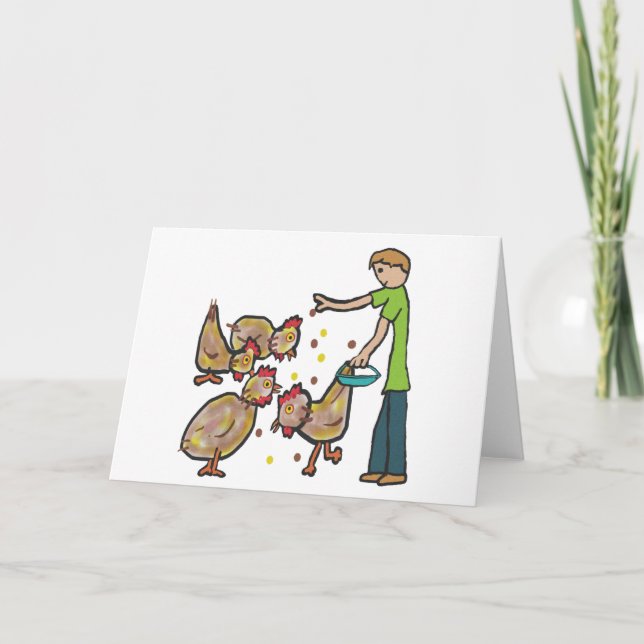 Cartão Manutenção de frango (Frente)