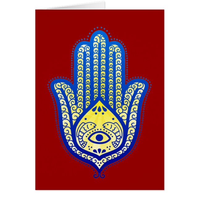 Cartão Mão de Fatima (Frente)