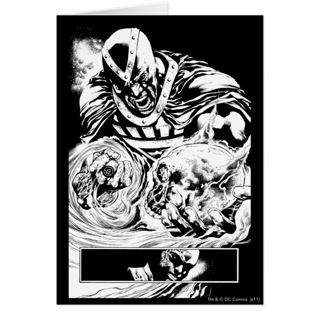 Cartão Mão Preta com Painel de Caveira 2 (Frente)