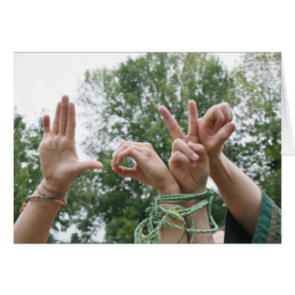 Cartão Mãos de Amor