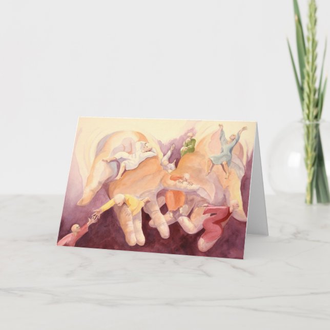 Cartão Mãos do deus (Frente)