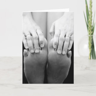 Cartão Mãos e pés