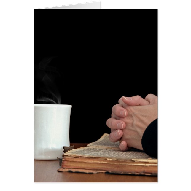 Cartão Mãos na Oração (Frente)