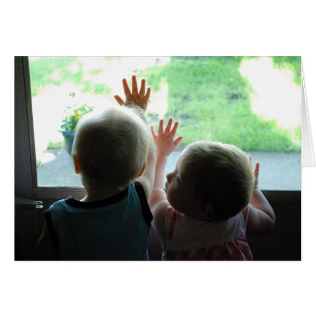 Cartão Mãos Pequenas (Frente Horizontal)