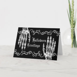 Cartão Mãos zombie assustadoras