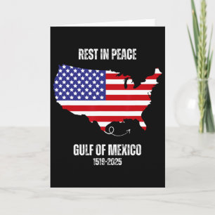 Cartão Mapa da América Golfo do México Presidente Golfo d