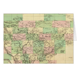 Cartão Mapa da Assembleia da América do Norte