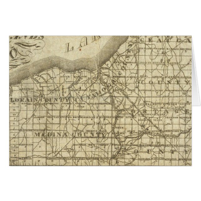 Cartão Mapa da Reserva Ocidental (Frente Horizontal)