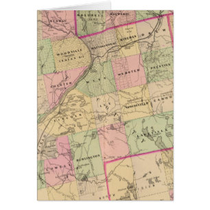 Cartão Mapa das terras-da-madeira 3