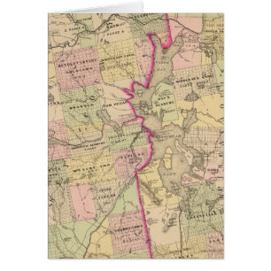 Cartão Mapa das terras-da-madeira 6