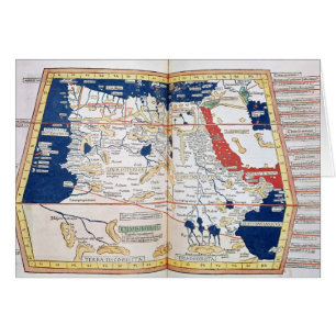 Cartão Mapa de África