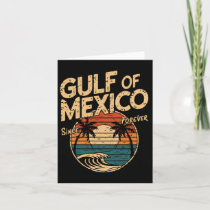 Cartão Mapa De Bandeiras Do Golfo Do México, Funny Améric