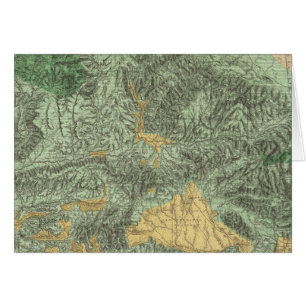 Cartão Mapa de Classificação de Terra da Califórnia