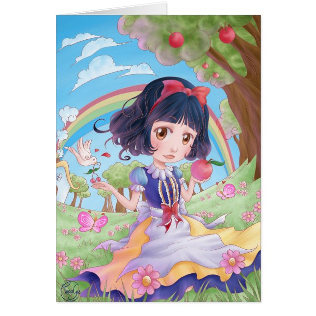 Cartão Mapa de desejos - Branco-Neve (Frente)