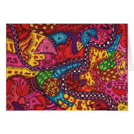 Cartão Mapa de Google do céu