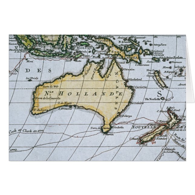 Cartão Mapa de Holland novo (Frente Horizontal)