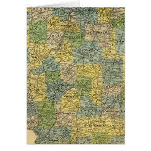 Cartão Mapa de Illinois 2