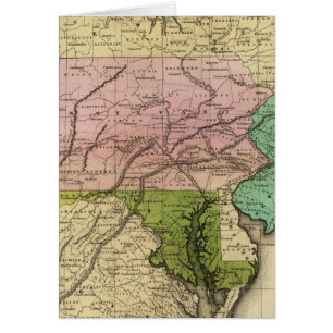 Cartão Mapa de Olney para os Estados Unidos