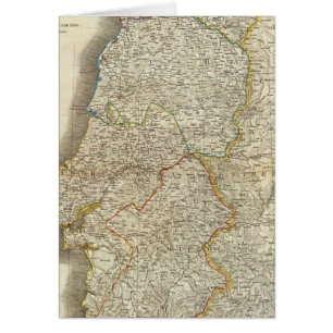 Cartão Mapa de Portugal