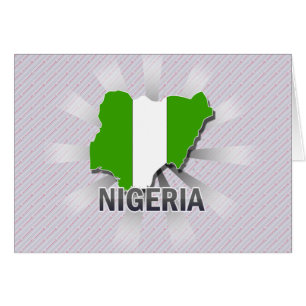 Cartão Mapa de Sinalizador da Nigéria 2.0