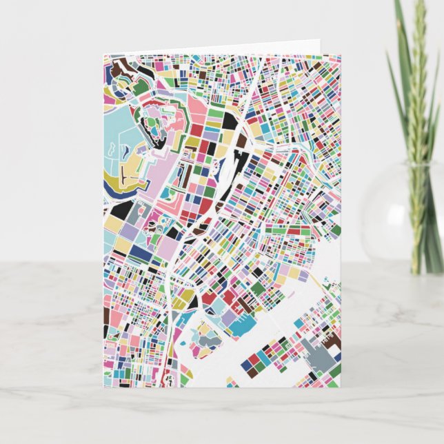 Cartão Mapa de Tokyo Japão (Frente)