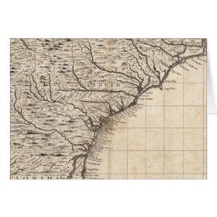 Cartão Mapa do Império Britânico na América 10