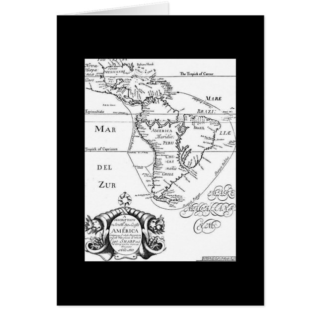 Cartão Mapa do PirateTreasure (Frente)