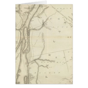 Cartão Mapa do Rio Detroit