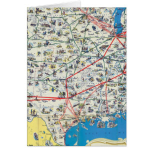 Cartão mapa do sistema da American Airlines