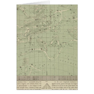 Cartão Mapa em estrela