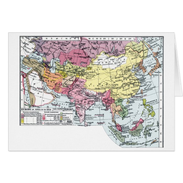 CARTÃO MAPA: EUROPA EM ÁSIA (Frente Horizontal)