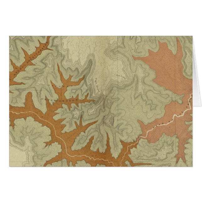 Cartão Mapa Geológico Do Sul 2 (Frente Horizontal)