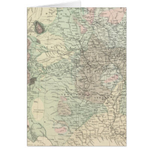 Cartão Mapa Geológico dos Estados Unidos