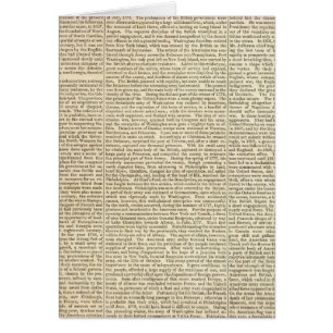 Cartão Mapa Histórico 2 dos Estados Unidos