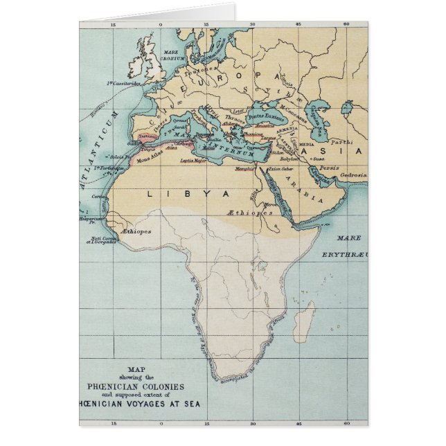 CARTÃO MAPA: IMPÉRIO DO PHOENICIAN (Frente)