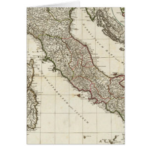 Cartão Mapa Italiano Clássico