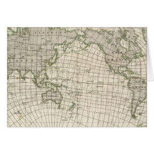 Cartão Mapa Magnético do Mundo