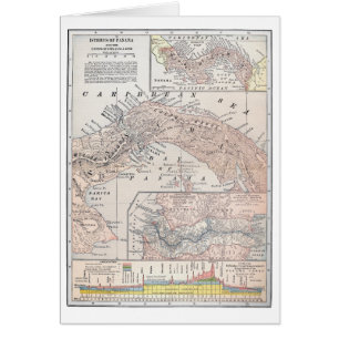 CARTÃO MAPA: PANAMÁ, 1907