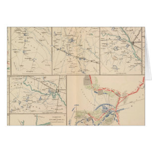 Cartão Mapas da campanha Savannah Goldsborough