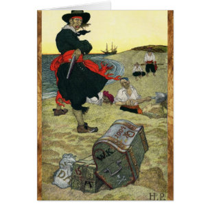 CARTÃO MAPAS DE TRATAMENTO DE PEITO E PIRATAS ENTERRADOS