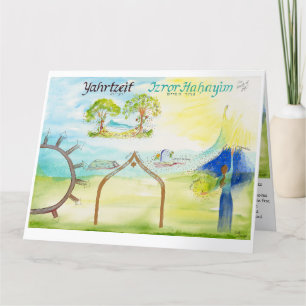 Cartão Mapping the Journey; Yahrzeit