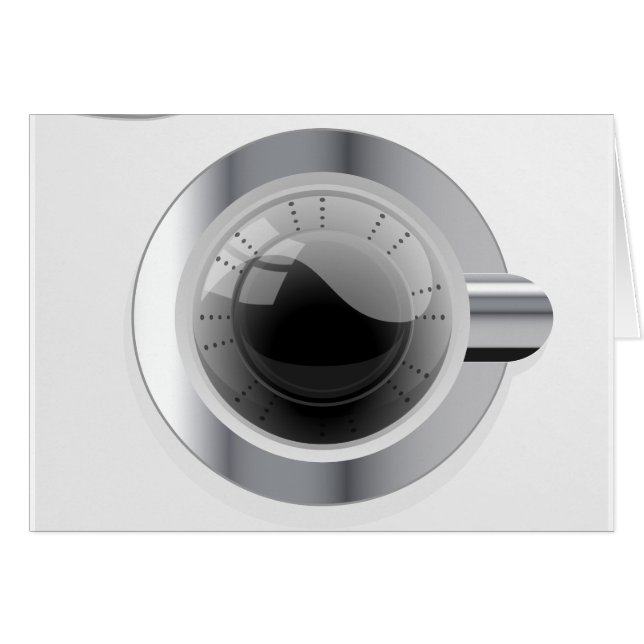 Cartão Máquina Branca de Lavagem (Frente Horizontal)