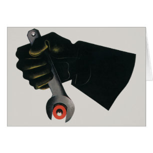 Cartão Máquina de Fábrica de Manufatura de Negócios Antig