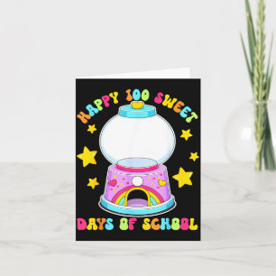 Cartão Máquina de gumball vazia engraçada de 100 dias de 
