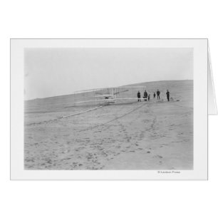 Cartão Máquina dos irmãos 1903 de Wright em