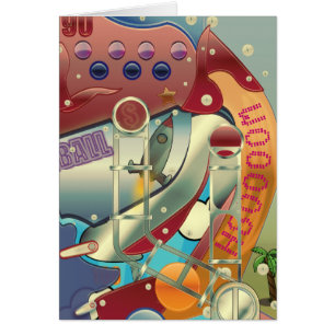 Cartão Máquina Pinball de Las Vegas