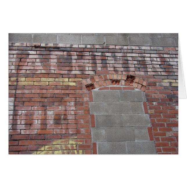 Cartão Maquinaria Desbotada (Frente Horizontal)