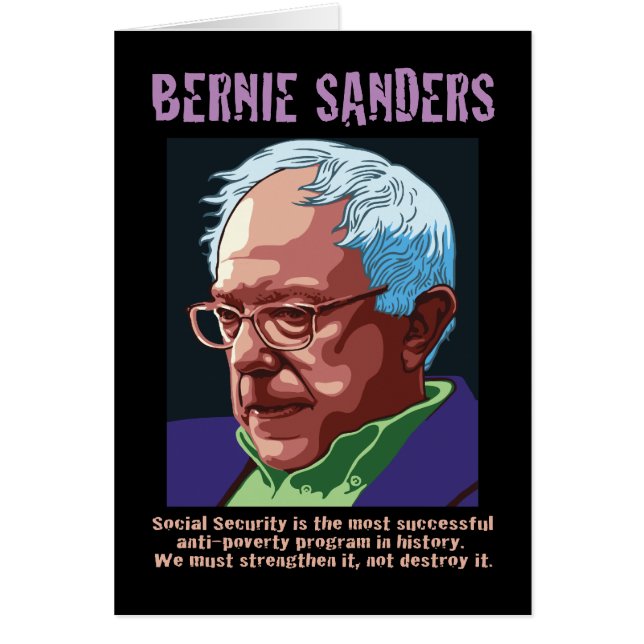 Cartão Máquinas de lixar de Bernie (Frente)