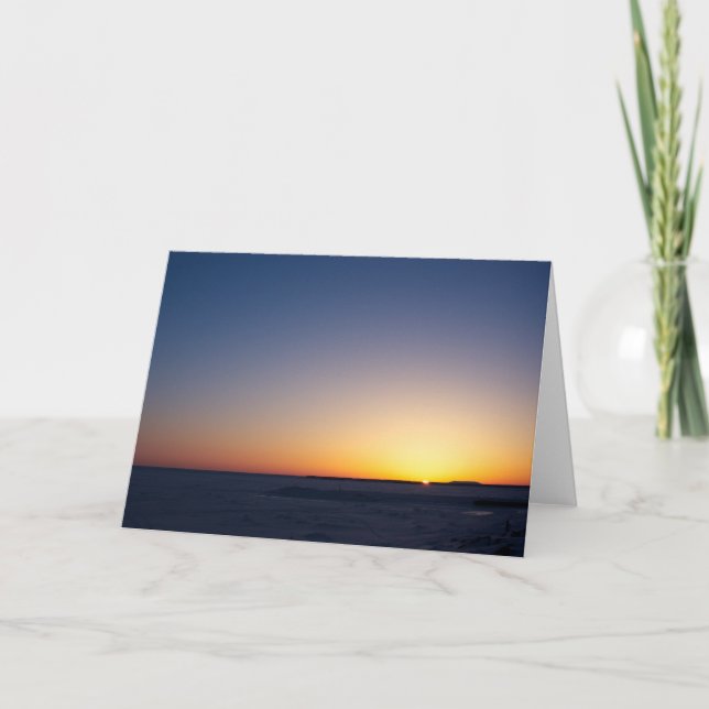 Cartão Mar de Bering (Frente)